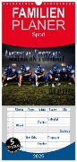 Familienplaner 2025 - American Football - Athleten mit 5 Spalten (Wandkalender, 21 x 45 cm) CALVENDO - Renate Bleicher