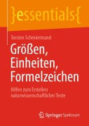 Cover-Bild zum Titel 'Größen, Einheiten, Formelzeichen' von 'Torsten Schmiermund'