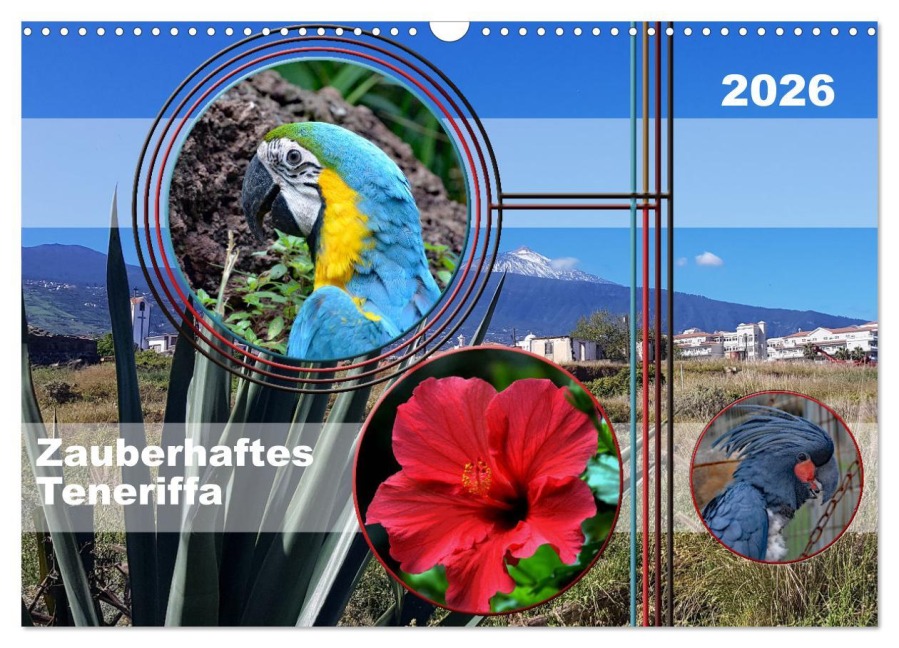 Zauberhaftes Teneriffa (Wandkalender 2026 DIN A3 quer), CALVENDO Monatskalender - Claudia Kleemann