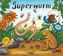 Cover-Bild zum Titel 'Superwurm' von 'Axel Scheffler, Julia Donaldson'