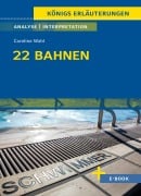 Cover-Bild zum Titel '22 Bahnen von Caroline Wahl' von 'Caroline Wahl'