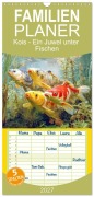 Cover-Bild zum Titel 'Familienplaner 2027 - Kois - Ein Juwel unter Fischen mit 5 Spalten (Wandkalender, 21 x 45 cm) CALVENDO' von 'Liselotte Brunner-Klaus'