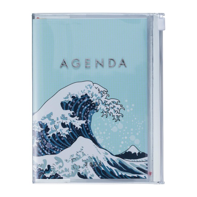 MARK'S 2025/26 Taschenkalender, A6 Japan / Wave // Mint - 