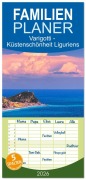 Cover-Bild zum Titel 'Familienplaner 2026 - Varigotti - Küstenschönheit Liguriens mit 5 Spalten (Wandkalender, 21 x 45 cm) CALVENDO' von 'Giovanni Allievi'
