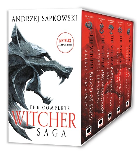 The Witcher Boxed Set: Blood of Elves, the Time of Contempt, Baptism of Fire, the Tower of Swallows, the Lady of the Lake - Andrzej Sapkowski