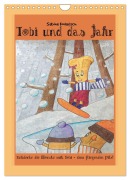 Tobi und das Jahr (Wandkalender 2026 DIN A4 hoch), CALVENDO Monatskalender - Sabine Kodatsch