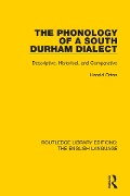Cover-Bild zum Titel 'The Phonology of a South Durham Dialect' von 'Harold Orton'