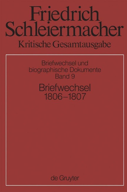 Briefwechsel 1806-1807 - 