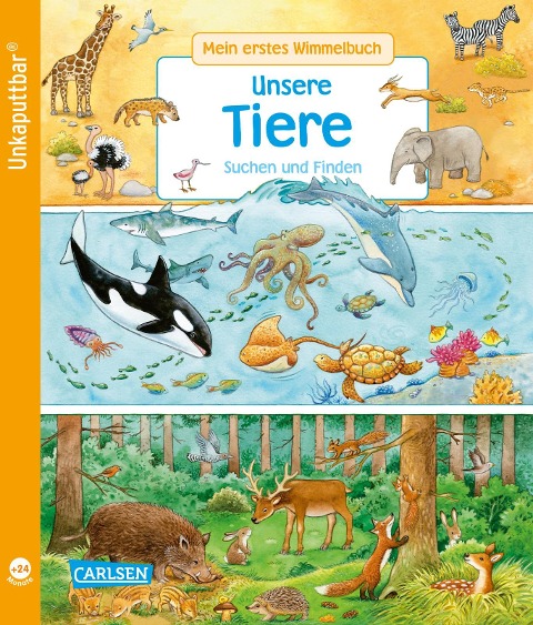 Unkaputtbar: Mein erstes Wimmelbuch: Unsere Tiere - Hans-Günther Döring