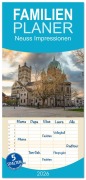 Cover-Bild zum Titel 'Familienplaner 2026 - Neuss Impressionen mit 5 Spalten (Wandkalender, 21 x 45 cm) CALVENDO' von 'Dirk Meutzner'