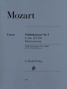 Cover-Bild zum Titel 'Mozart, Wolfgang Amadeus - Violinkonzert Nr. 3 G-dur KV 216 (Klavierauszug)' von 'Wolfgang Amadeus Mozart'