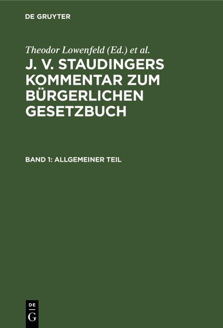 Allgemeiner Teil - 