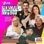 Cover-Bild zum Titel '1LIVE Hörsaal Comedy, 1LIVE Hörsaal Comedy 2024' von 'Assane Badiane, Tony Bauer, Leila Ladari, Nico Stank, Maria Ziffy'
