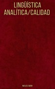 Cover-Bild zum Titel 'Lingüística analítica/calidad' von 'Nicolás Simón'