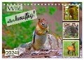 Wild, aber knuffig! (Tischkalender 2024 DIN A5 quer), CALVENDO Monatskalender - Lost Plastron Pictures