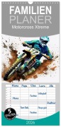 Familienplaner 2026 - Motorcross Xtreme mit 5 Spalten (Wandkalender, 21 x 45 cm) CALVENDO - Steffen Gierok-Latniak