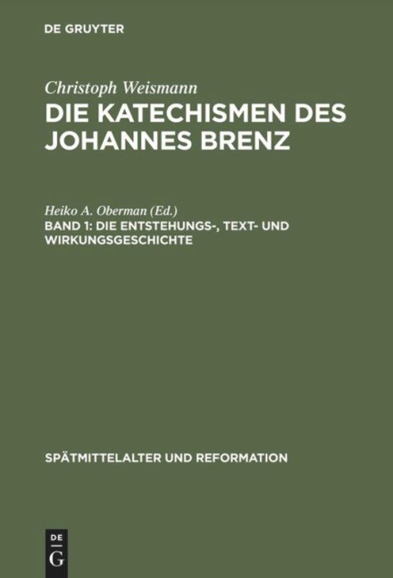 Die Entstehungs-, Text- und Wirkungsgeschichte - Christoph Weismann