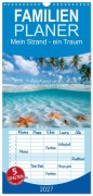 Cover-Bild zum Titel 'Familienplaner 2027 - Mein Strand - ein Traum mit 5 Spalten (Wandkalender, 21 x 45 cm) CALVENDO' von 'Peter Roder'