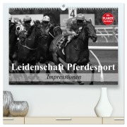 Cover-Bild zum Titel 'Leidenschaft Pferdesport - Impressionen (hochwertiger Premium Wandkalender 2026 DIN A2 quer), Kunstdruck in Hochglanz' von 'Elisabeth Stanzer'