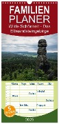 Familienplaner 2025 - Wilde Schönheit - Das Elbsandsteingebirge mit 5 Spalten (Wandkalender, 21 x 45 cm) CALVENDO - Thomas Krebs