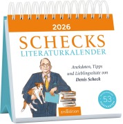 Postkartenkalender Schecks Literaturkalender 2026 - Denis Scheck