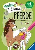 Ravensburger Pferde - malen und träumen - 24 Ausmalbilder für Kinder ab 6 Jahren - Motive für Pferde-Fans zum Entspannen - 