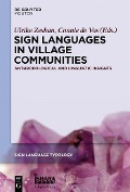 Cover-Bild zum Titel 'Sign Languages in Village Communities' von ''