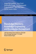 Cover-Bild zum Titel 'Knowledge Discovery, Knowledge Engineering and Knowledge Management' von ''