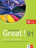 Great! B1, 2nd edition. Kurs- und Übungsbuch + Audios + Videos online - Susan Hulström-Karl