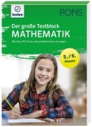 Cover-Bild zum Titel 'PONS Der große Testblock Mathematik 5./6. Klasse' von ''