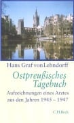 Cover-Bild zum Titel 'Ostpreußisches Tagebuch' von 'Hans Graf von Lehndorff'
