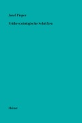 Cover-Bild zum Titel 'Frühe soziologische Schriften' von 'Josef Pieper'
