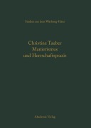 Cover-Bild zum Titel 'Manierismus und Herrschaftspraxis' von 'Christine Tauber'