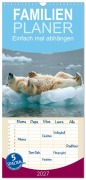 Cover-Bild zum Titel 'Familienplaner 2027 - Einfach mal abhängen mit 5 Spalten (Wandkalender, 21 x 45 cm) CALVENDO' von 'Cathrin Illgen'