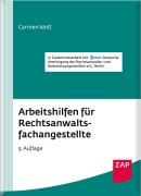 Cover-Bild zum Titel 'Arbeitshilfen für Rechtsanwaltsfachangestellte' von 'Carmen Wolf'