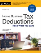 Cover-Bild zum Titel 'Home Business Tax Deductions' von 'Stephen Fishman'