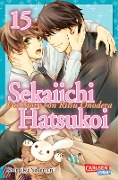 Cover-Bild zum Titel 'Sekaiichi Hatsukoi 15' von 'Shungiku Nakamura'