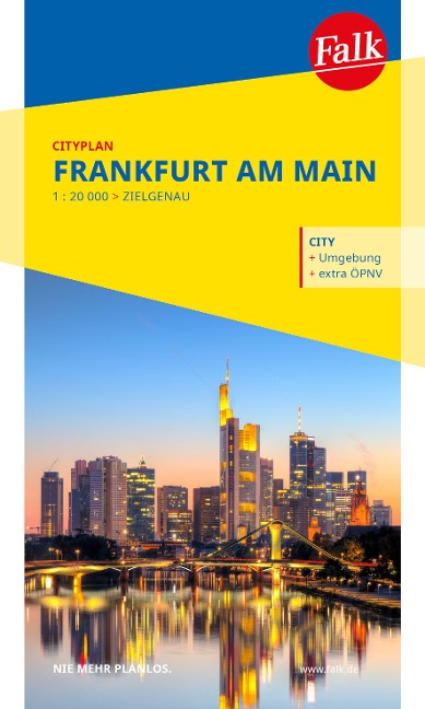 Falk Cityplan Frankfurt 1:20.000 - 