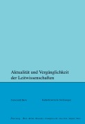 Cover-Bild zum Titel 'Aktualität und Vergänglichkeit der Leitwissenschaften' von ''