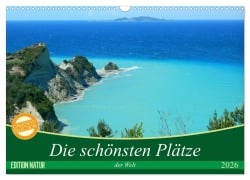 Cover-Bild zum Titel 'Die schönsten Plätze der Welt (Wandkalender 2026 DIN A3 quer), CALVENDO Monatskalender' von 'Carmen Vogel'