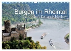 Cover-Bild zum Titel 'Burgen im Rheintal - Landschaft, Romantik, legend (Wandkalender 2026 DIN A3 quer), CALVENDO Monatskalender' von 'Juergen Feuerer'