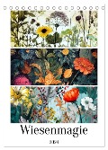 Wiesenmagie (Tischkalender 2024 DIN A5 hoch), CALVENDO Monatskalender - Justyna Jaszke JBJart