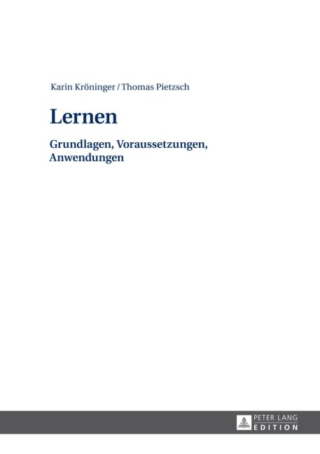 Lernen - Karin Kröninger, Thomas Pietzsch