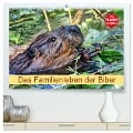 Das Familienleben der Biber (hochwertiger Premium Wandkalender 2025 DIN A2 quer), Kunstdruck in Hochglanz - Kattobello Kattobello