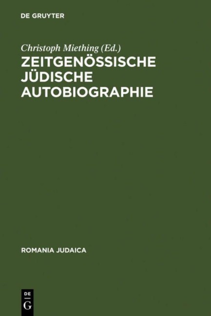 Zeitgenössische jüdische Autobiographie - 