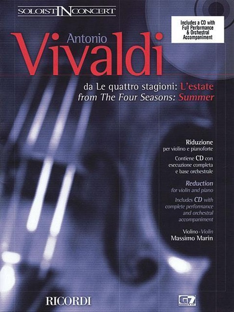 Concerto in G Minor l'Estate (Summer) from the Four Seasons Rv315, Op.8 No.2 - Antonio Vivaldi