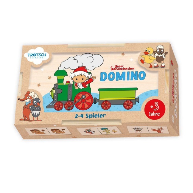 TRÖTSCH - Unser Sandmännchen Domino aus Holz - 