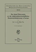 Cover-Bild zum Titel 'Der Anteil Österreichs an der elektrizitätswirtschaftlichen Gemeinschaftsplanung in Europa' von 'Oskar Vas'