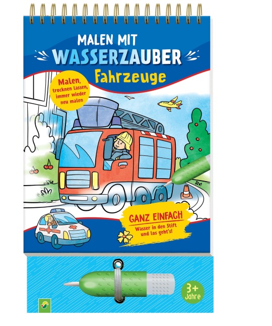Malen mit Wasserzauber Fahrzeuge - 