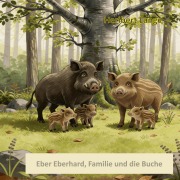 Cover-Bild zum Titel 'Eber Eberhard, Familie und die Buche' von 'Heribert Lange'